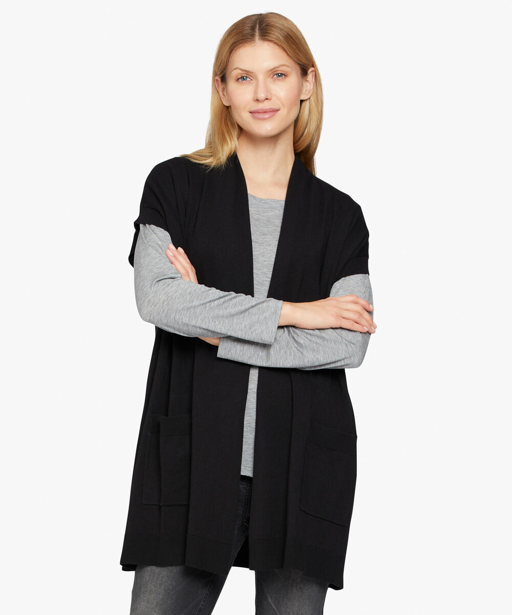 LEENA WAISTCOAT, Black