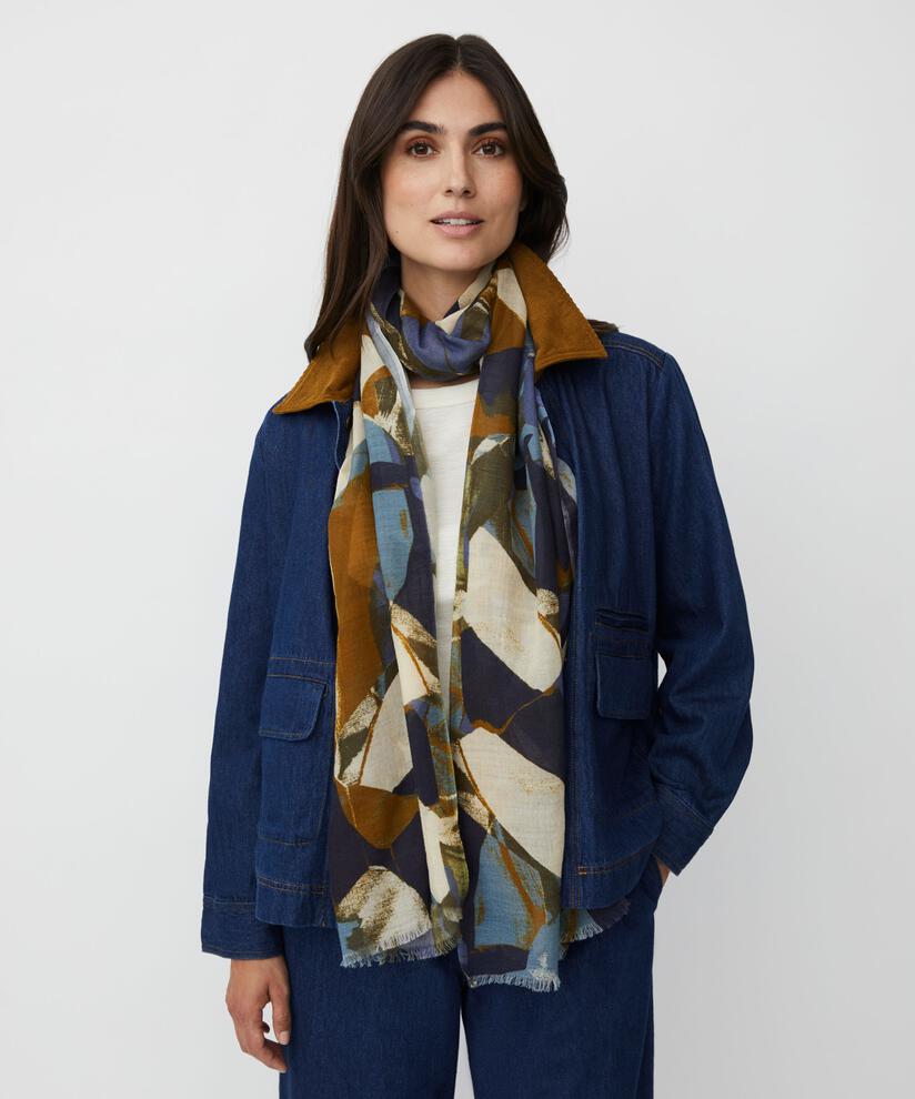 Azuroa Scarf, Bijou Blue