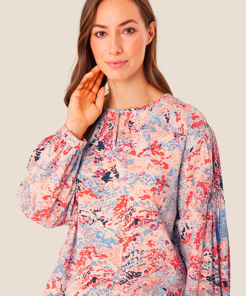 Danette Blouse, Orange com