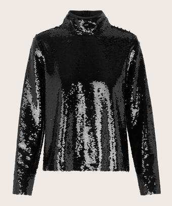 Brunila Blouse, Black, hi-res