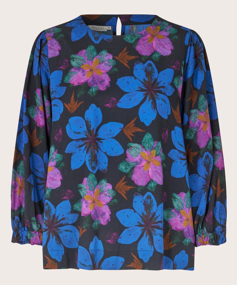 Brisa Blouse, Wild Aster