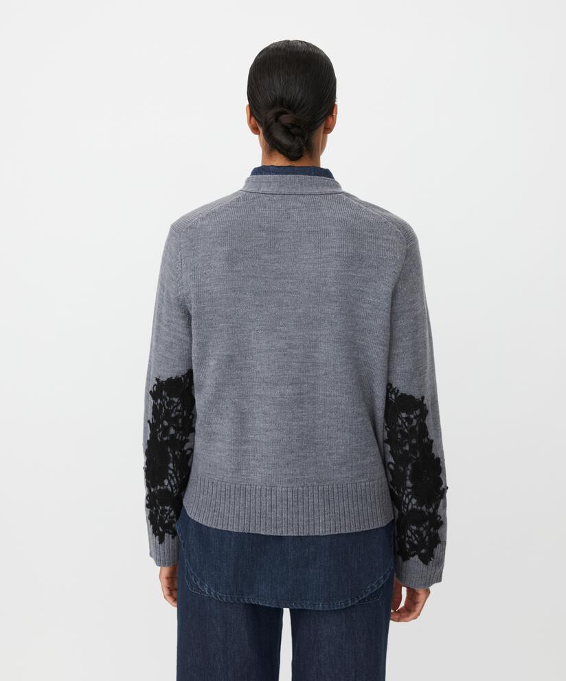 Leviane Cardigan, M. Grey mel.