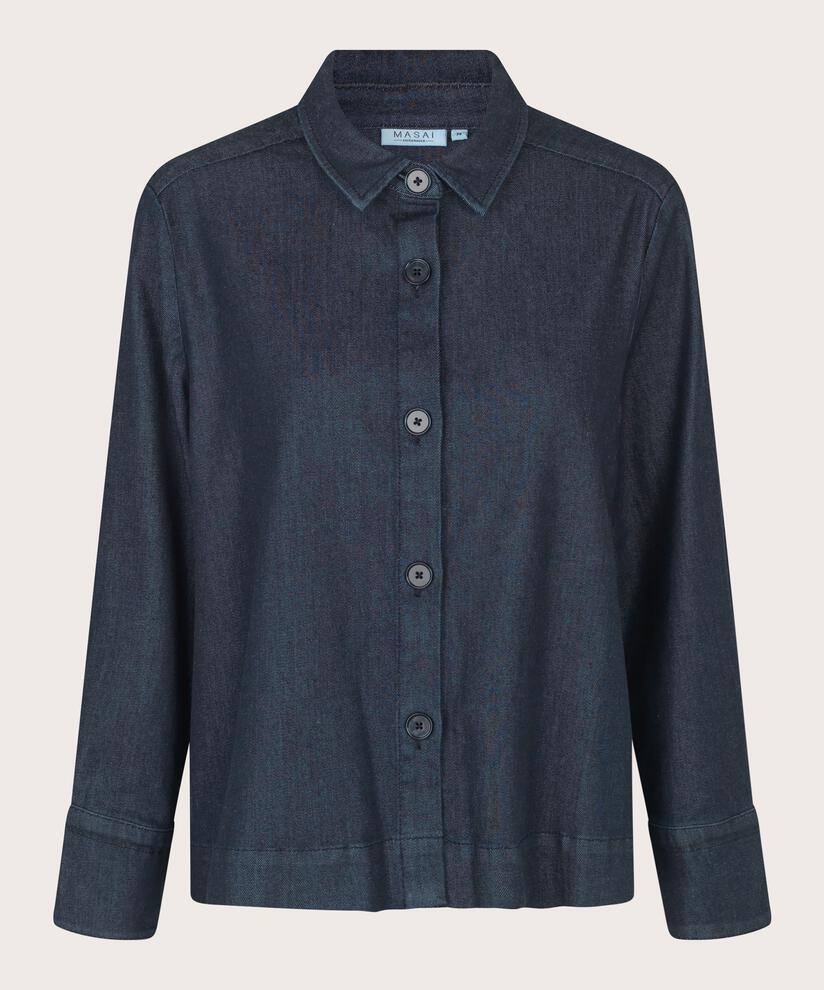 Iowa Denim Shirt, Dark Denim