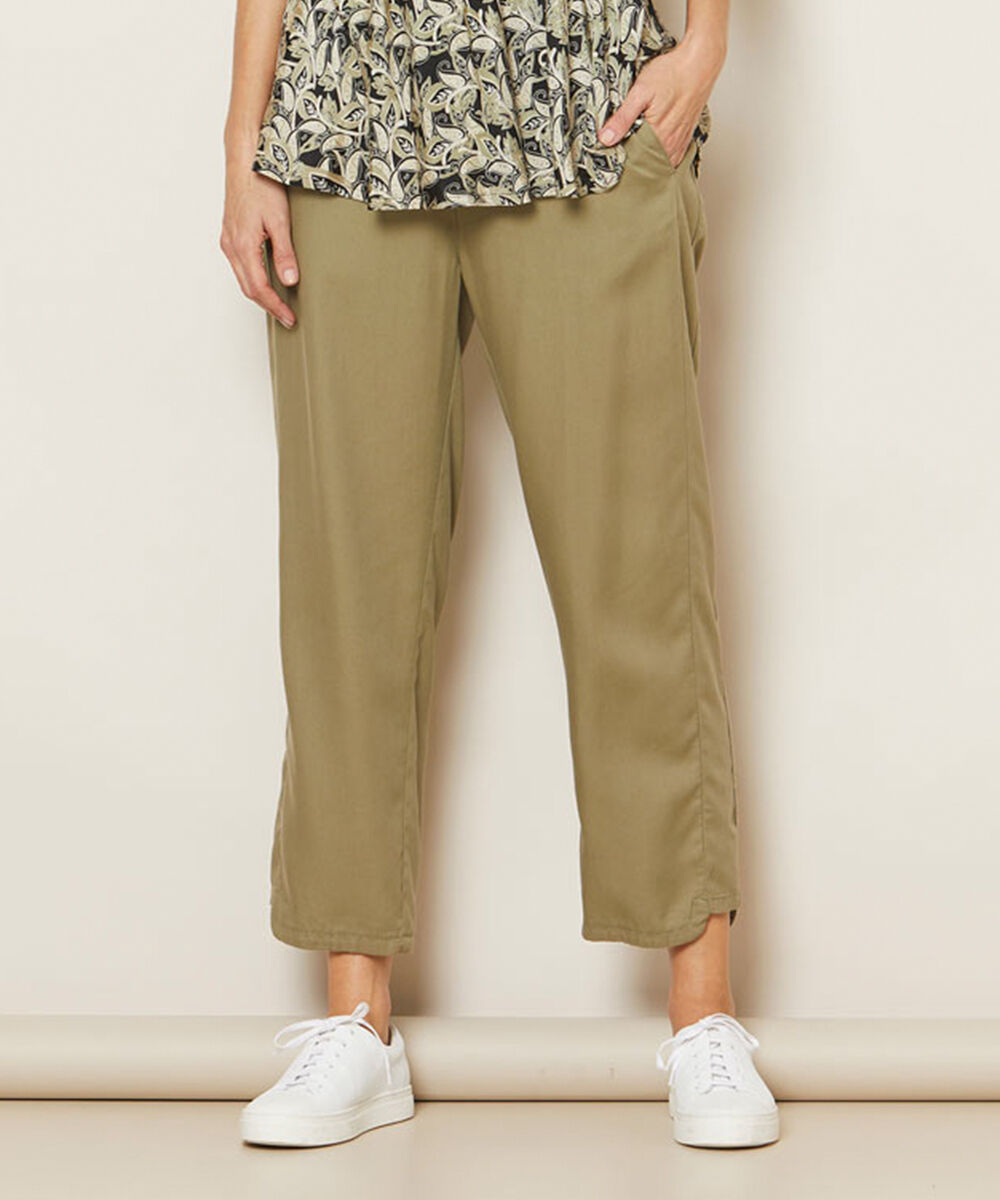 PETRANA TROUSERS, Olive