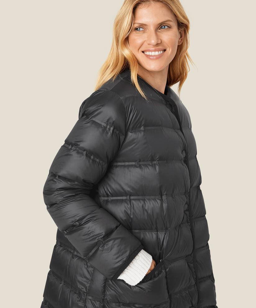 Tuvani Down Coat, Black