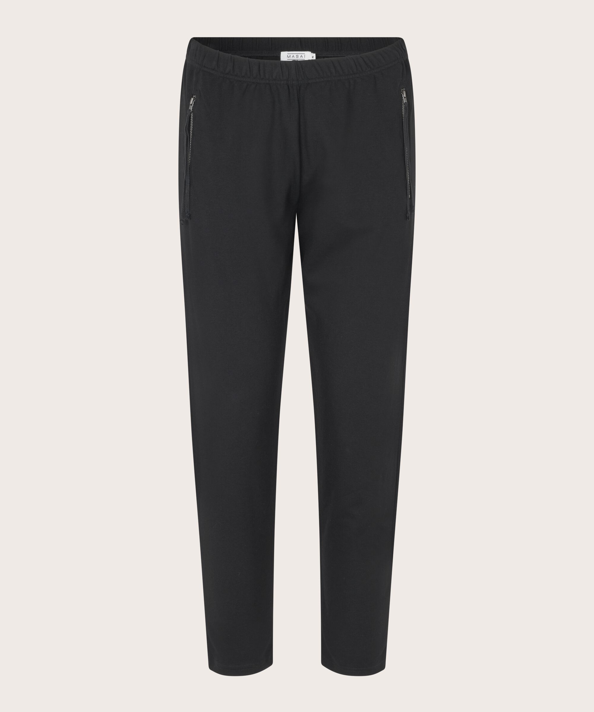 Parissi Jersey Trousers, Black