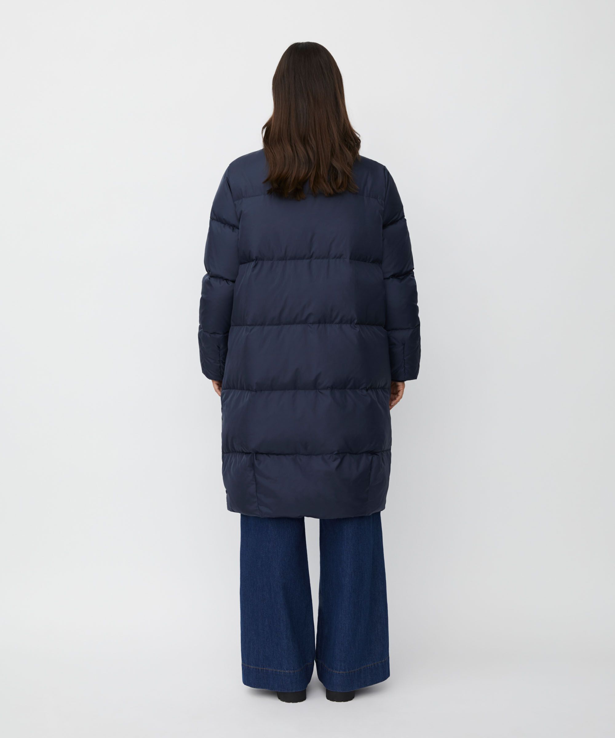 Torinna Down Coat, Mood Indigo