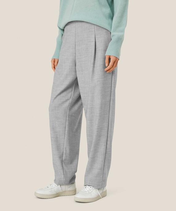 Parker Trousers, L. Grey mel.