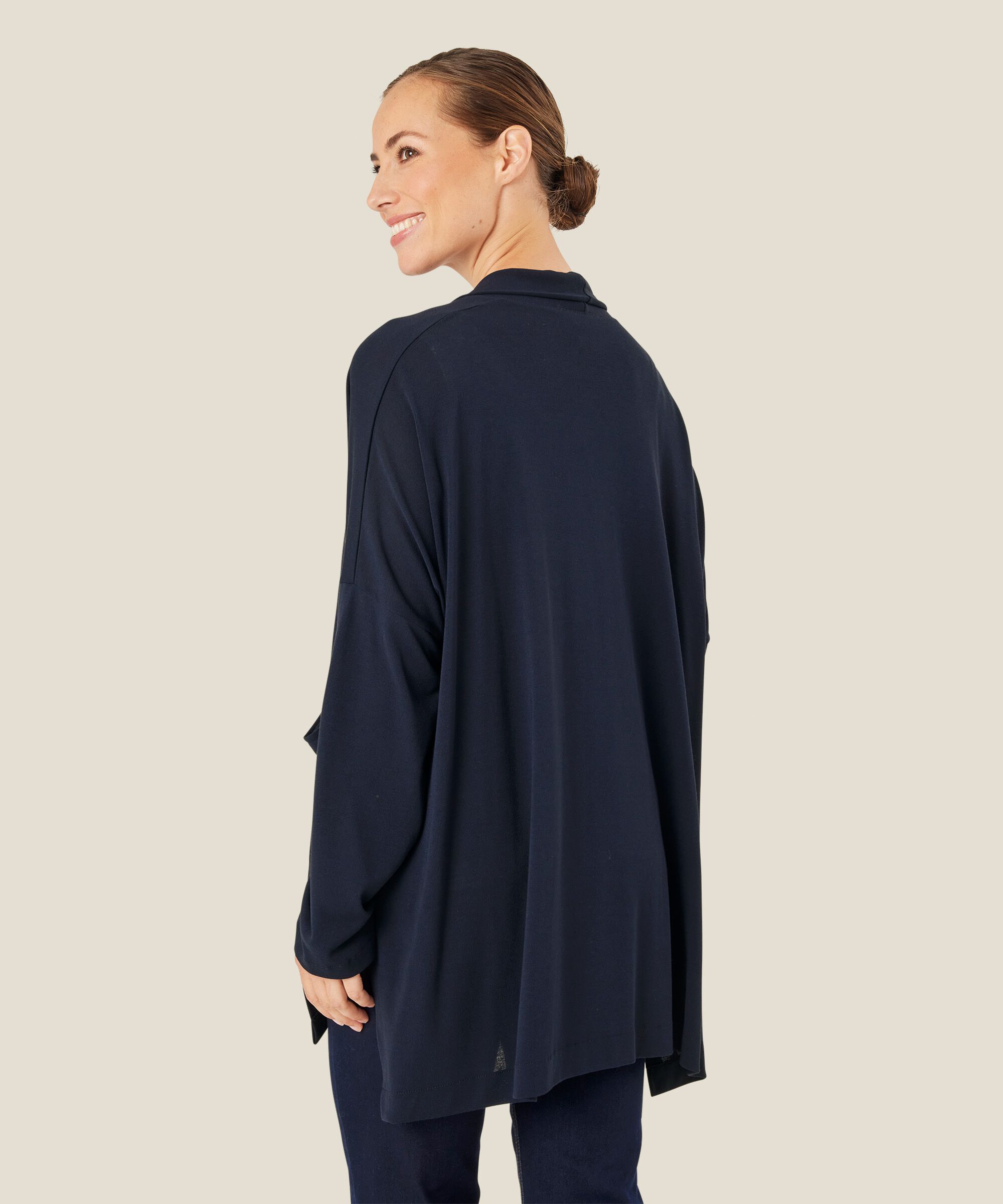 Joette JERSEY Cardigan, Navy