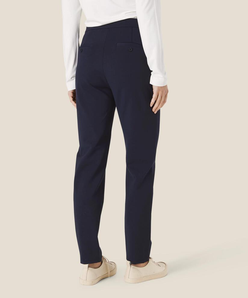 Pamala JERSEY Trousers, Navy, hi-res