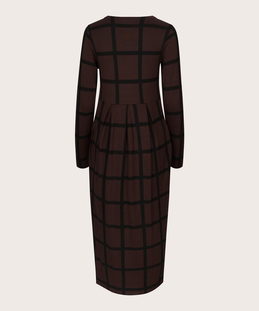 Nilana JERSEY Dress, Coffee Bean