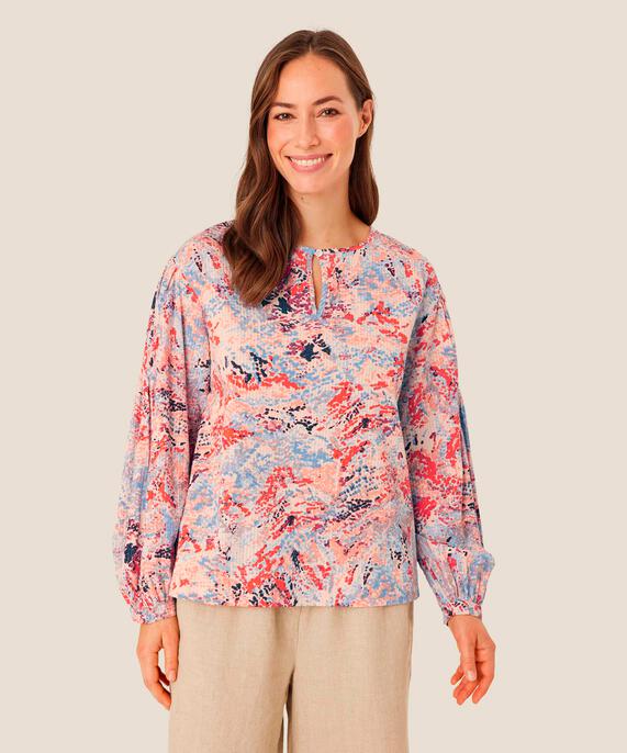 Danette Blouse, Orange com