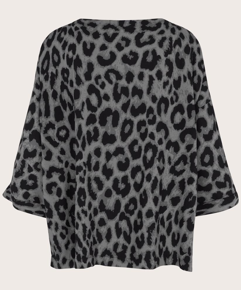 Becca Blouse, Steel Grey