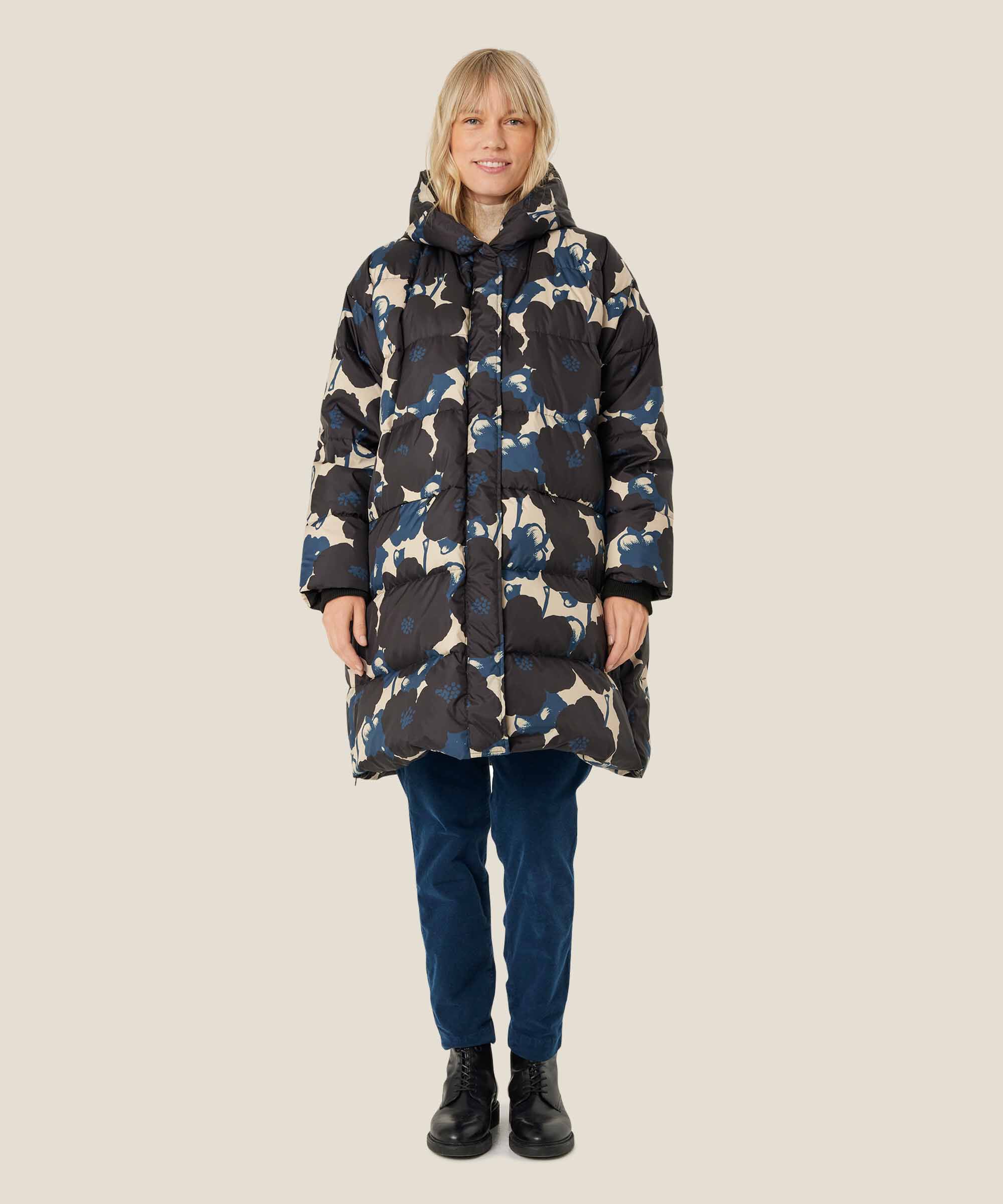 Thilde Down Coat, Moonlit Ocean