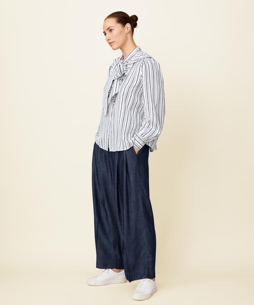 Perlinas Trousers, Blue Denim