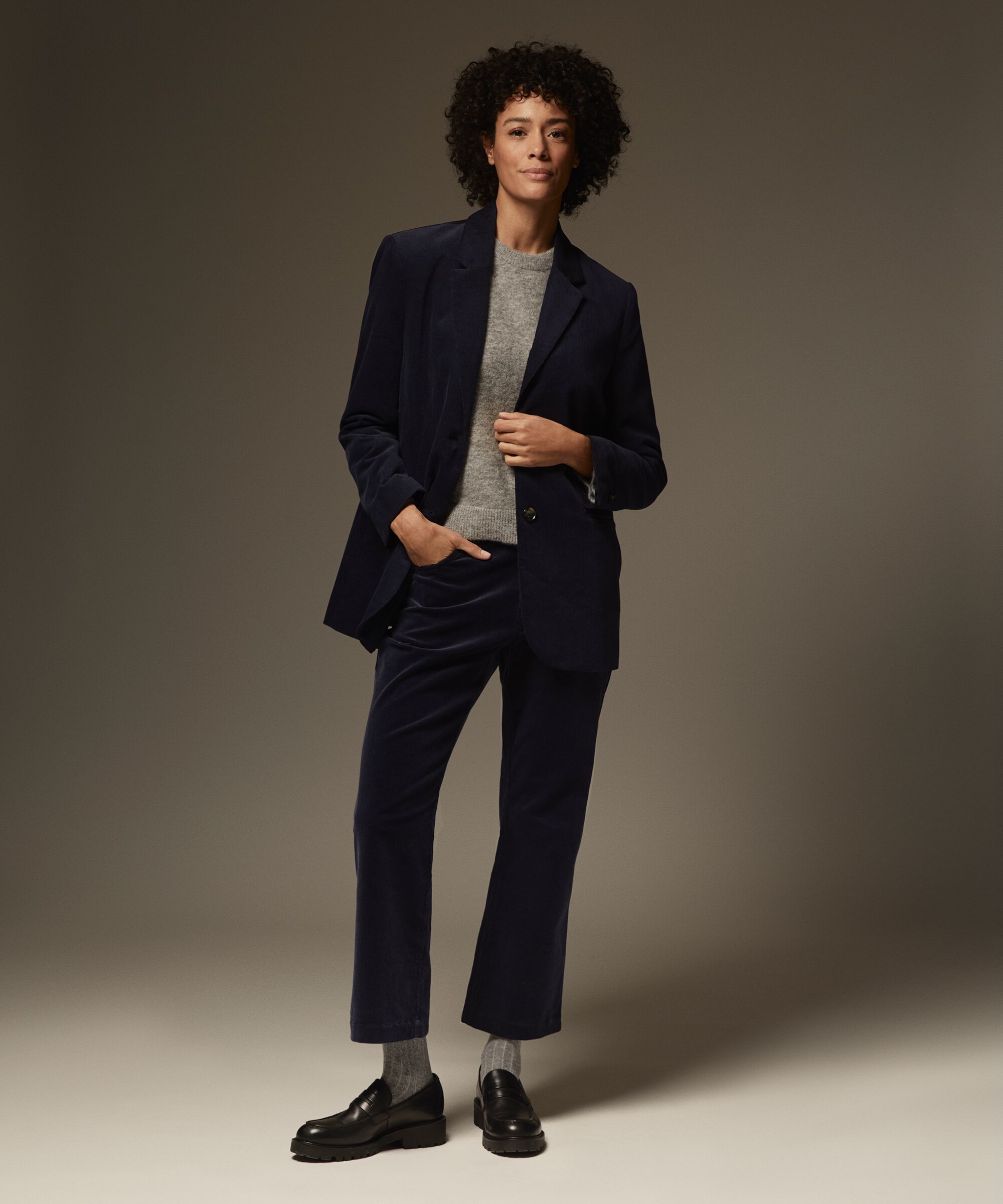 Jaxi Jacket, Navy Blazer