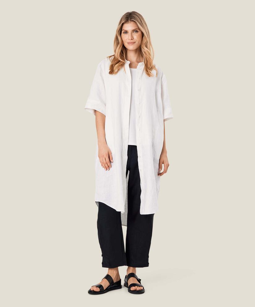 NYKOLIA SHIRT DRESS, White