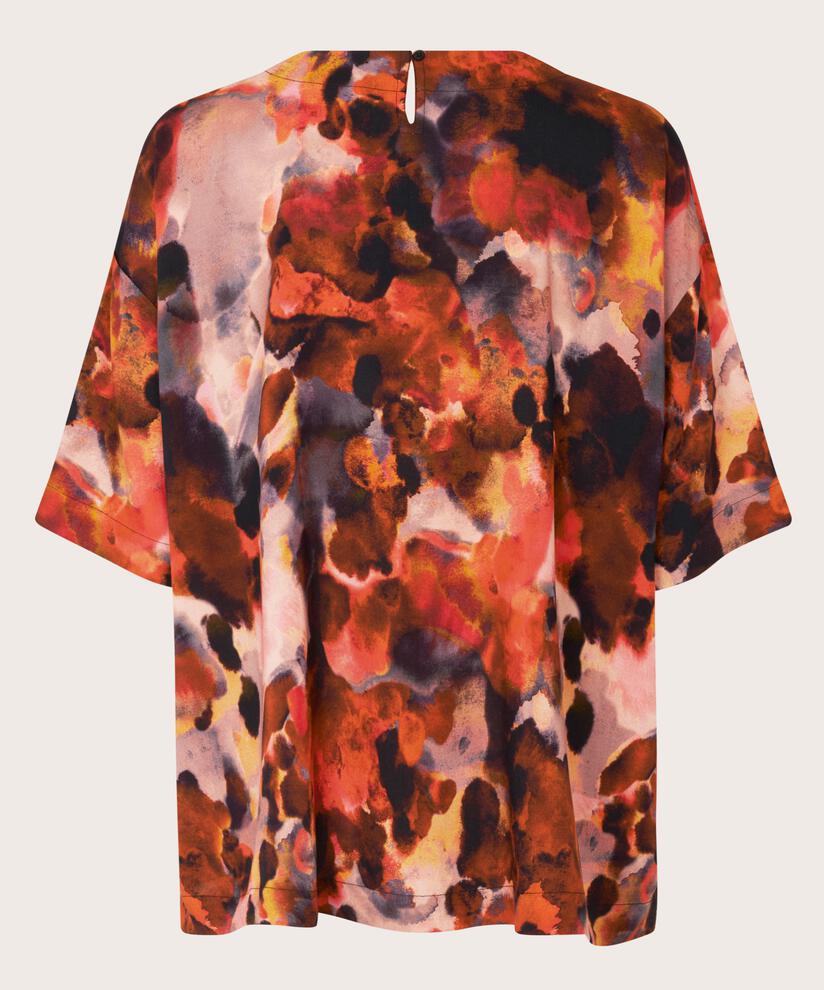 Degana Blouse, Spicy Orange
