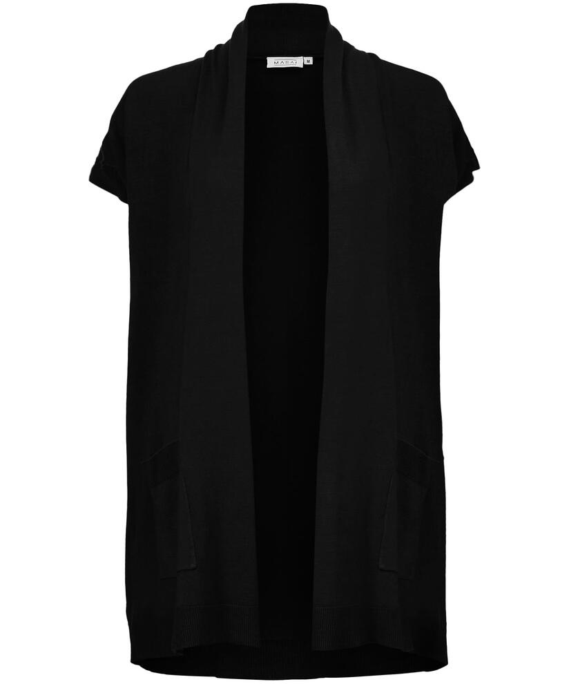 LEENA WAISTCOAT, Black