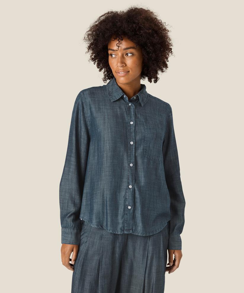 Idala Shirt, Blue Denim, hi-res