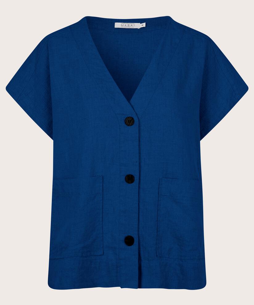 Idoro Shirt, Navy Peony