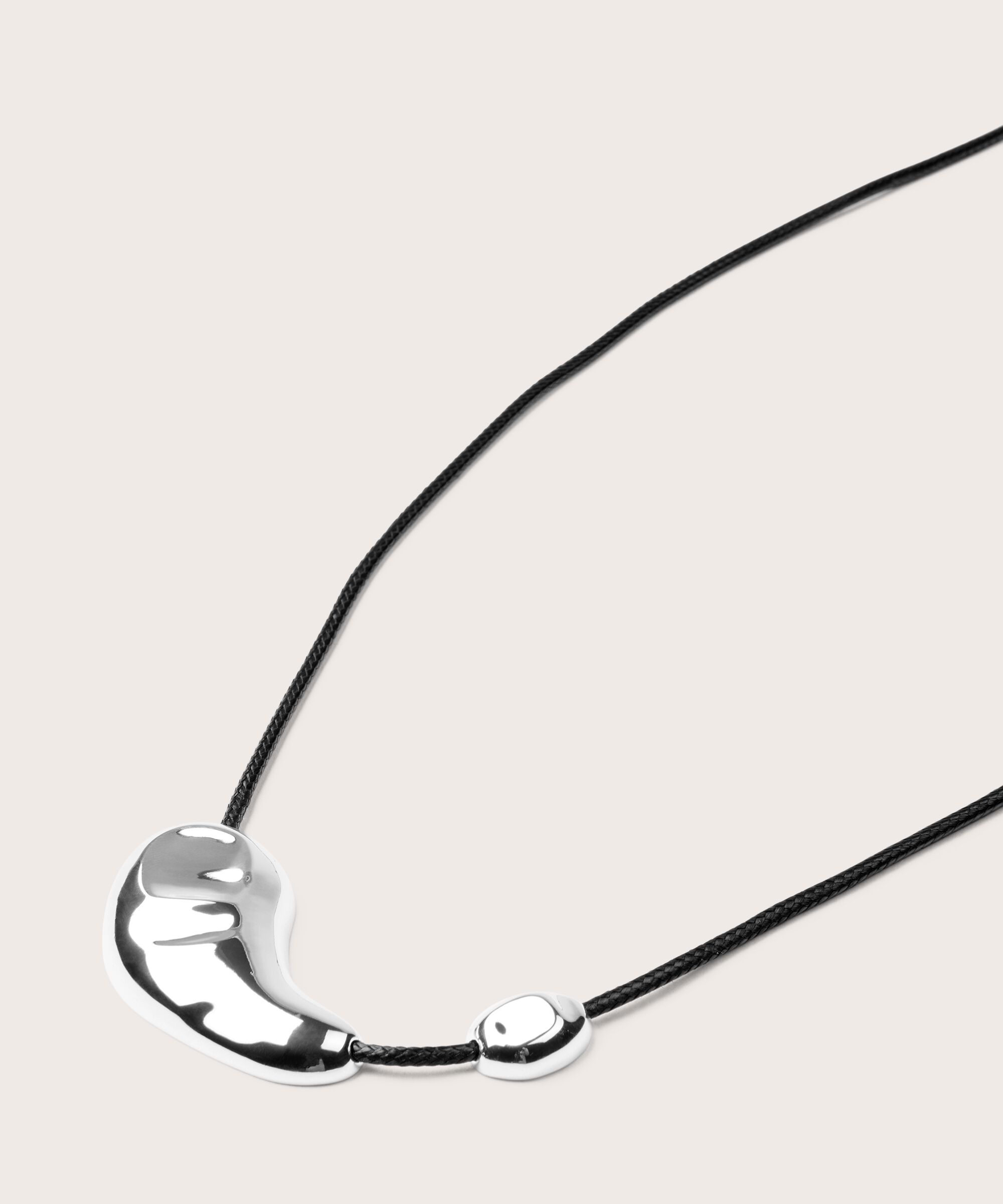 Rainan Necklace, Silver