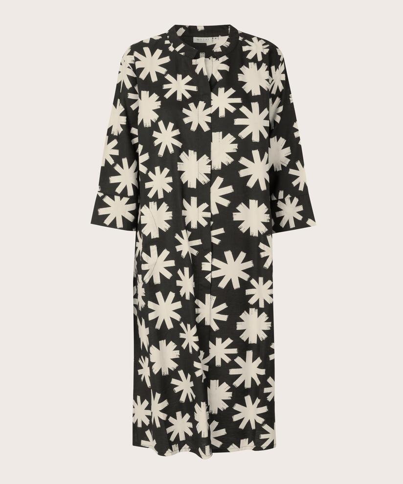 Nimes Shirt Dress, Black, hi-res