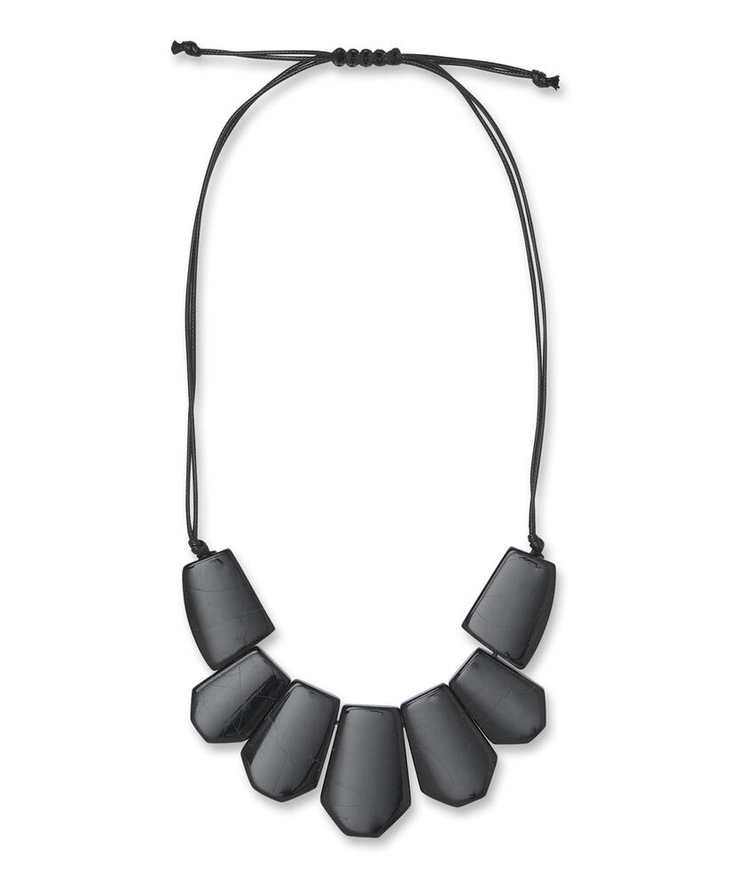 REECE NECKLACE, Black
