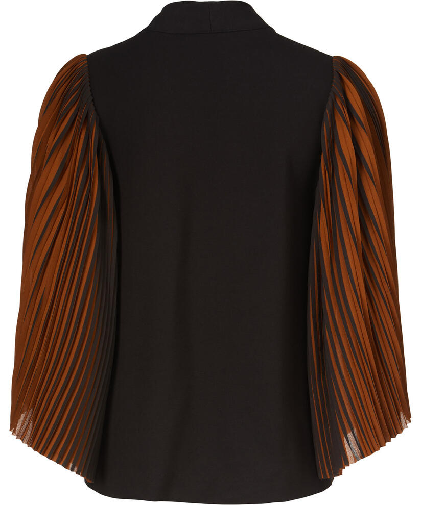 BIRGITTE JERSEY TOP, Black/Monk