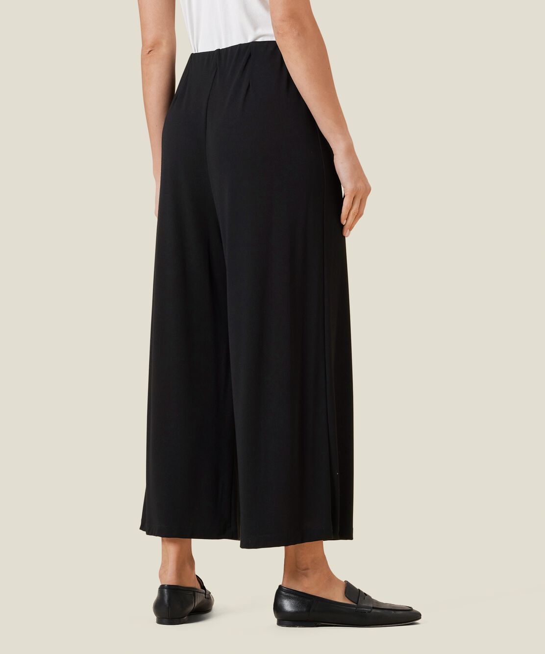 PAM JERSEY TROUSERS, Black, hi-res