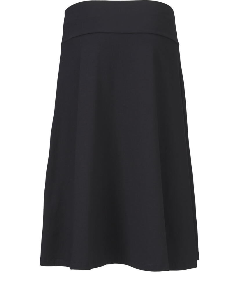 SABA JERSEY SKIRT, Black, hi-res