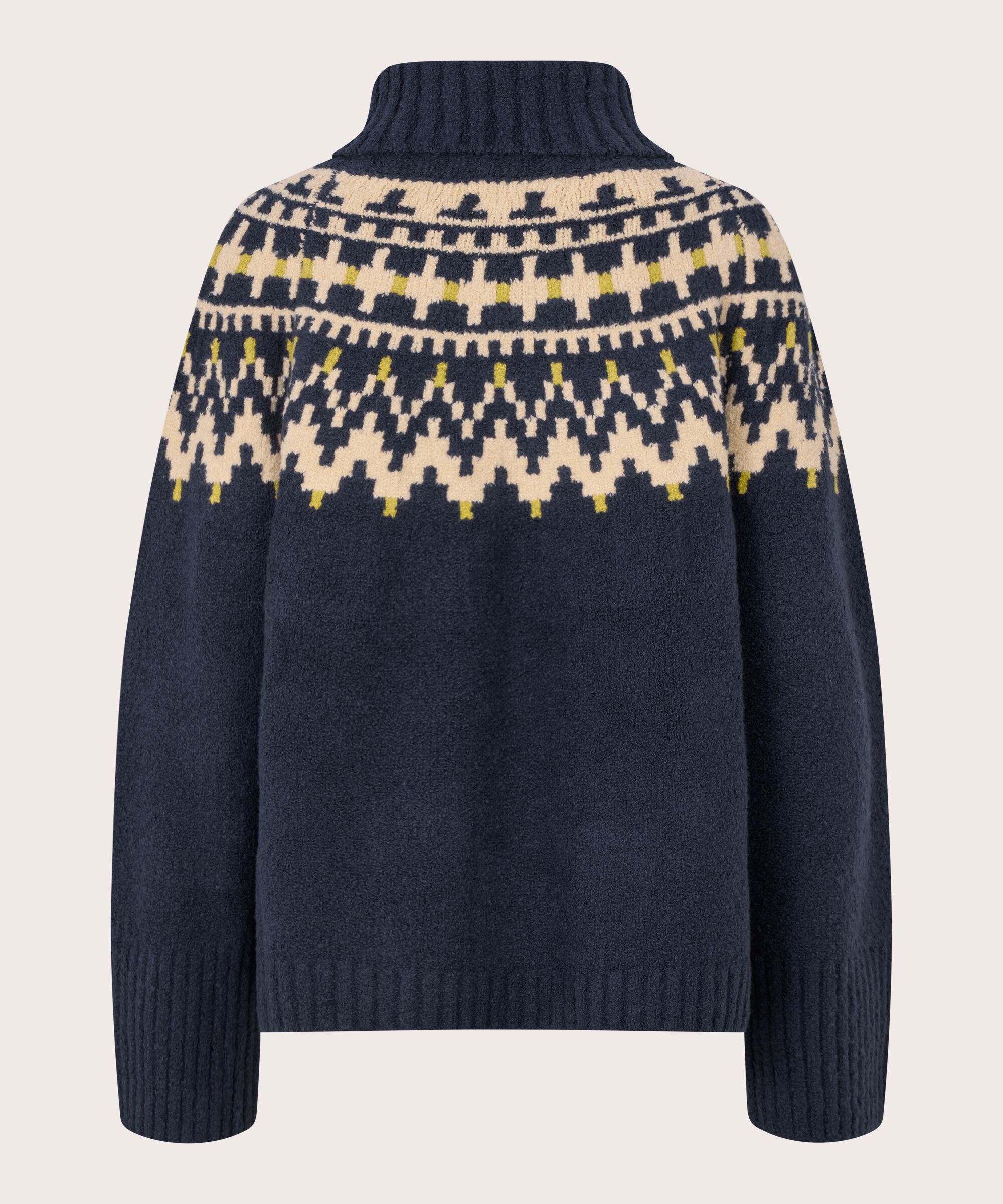 Fatima Pullover, Navy Blazer