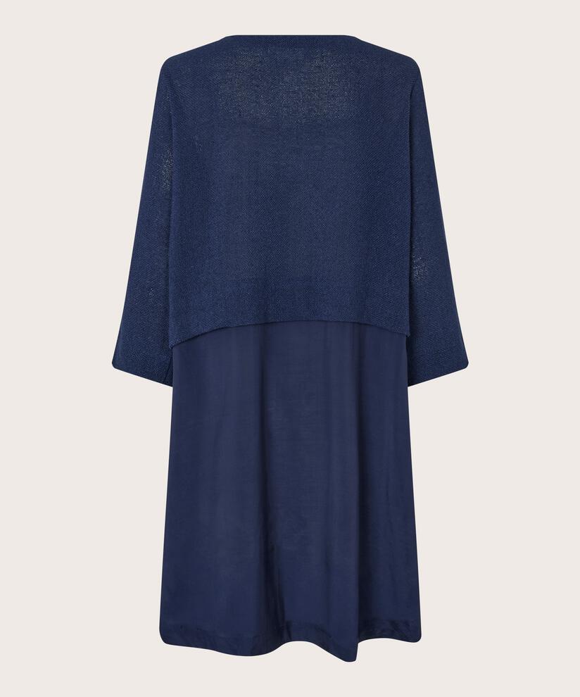Nonah Dress, Navy Blazer
