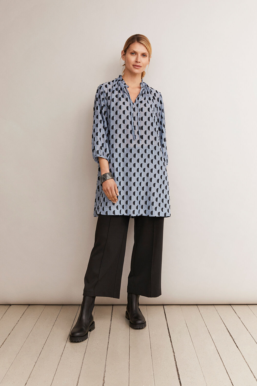 GIVA TUNIC, Faded Denim