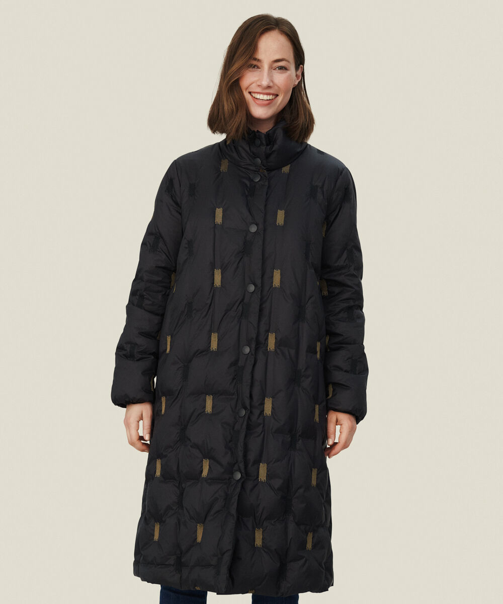 TRONJA DOWN COAT, Desert Taupe