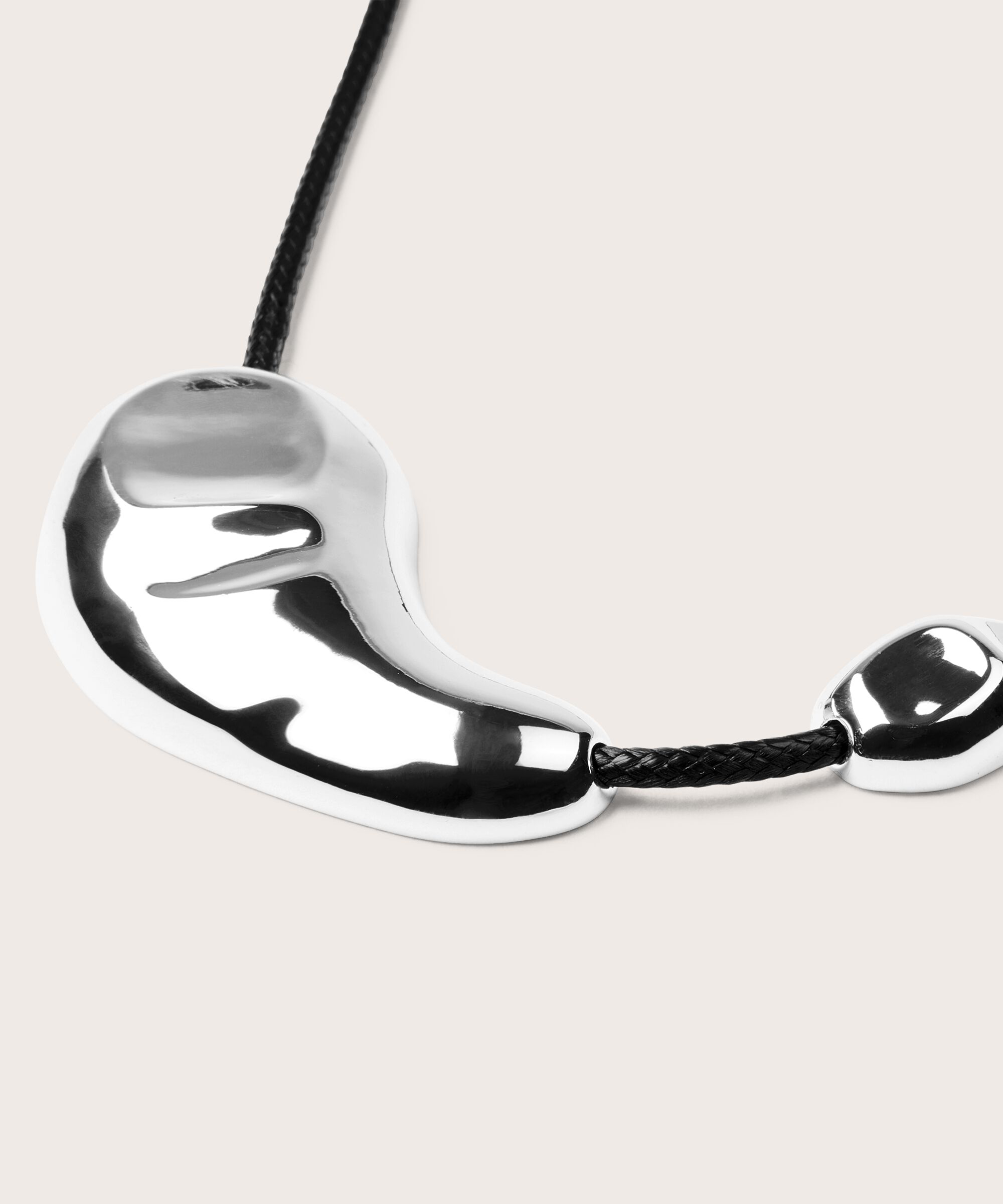 Rainan Necklace, Silver