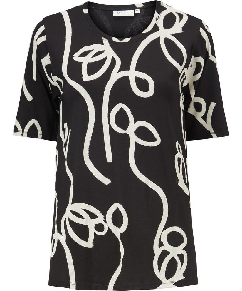 BUTTA JERSEY TOP, Black