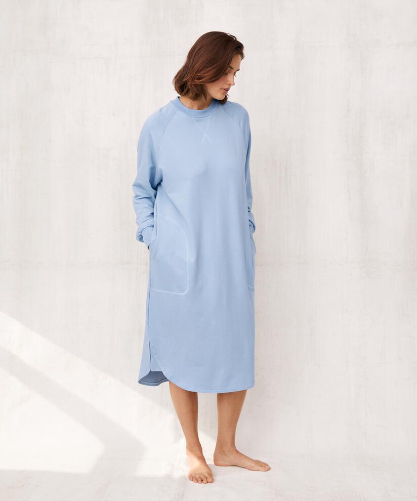 Ninen JERSEY Dress, Blue Fog