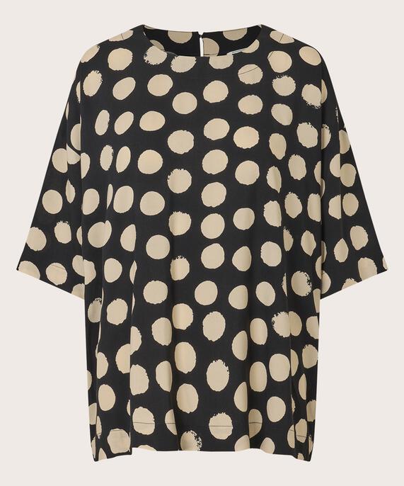 Degana Blouse, Black