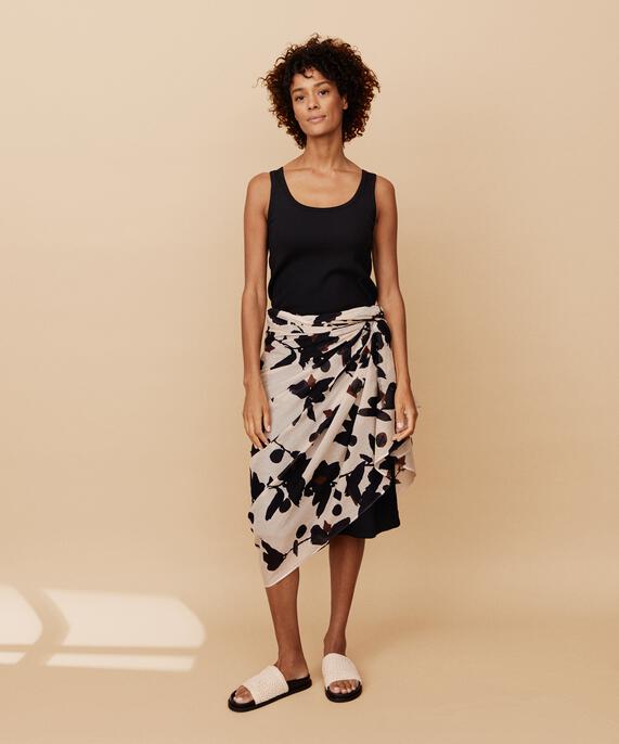 Aziza Scarf , Chestnut