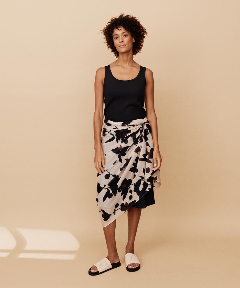 Aziza Scarf , Chestnut