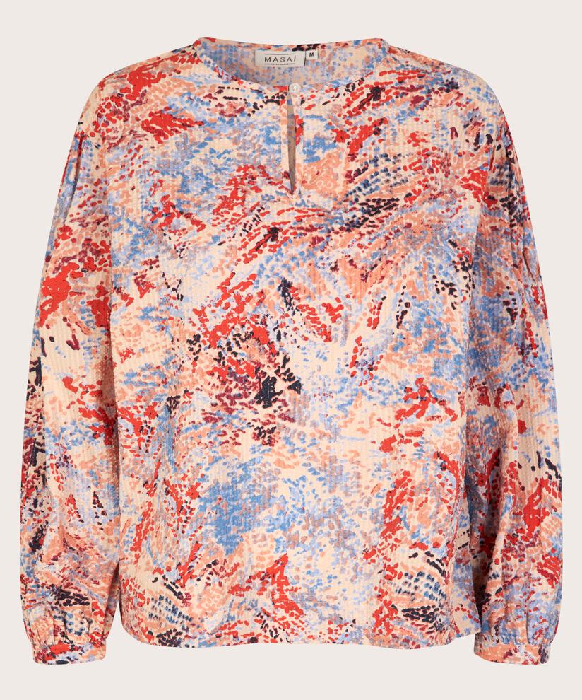 Danette Blouse, Orange com