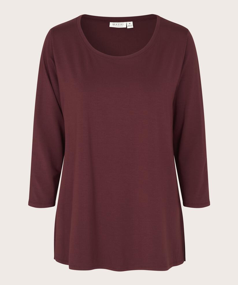 Cecille JERSEY Top, Tawny Port