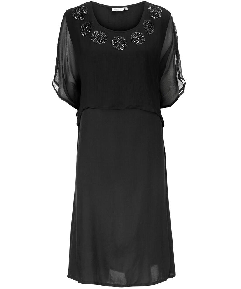 OZIA DRESS, Black, hi-res