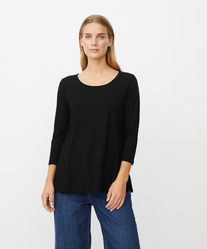 Cecille JERSEY Top, Black