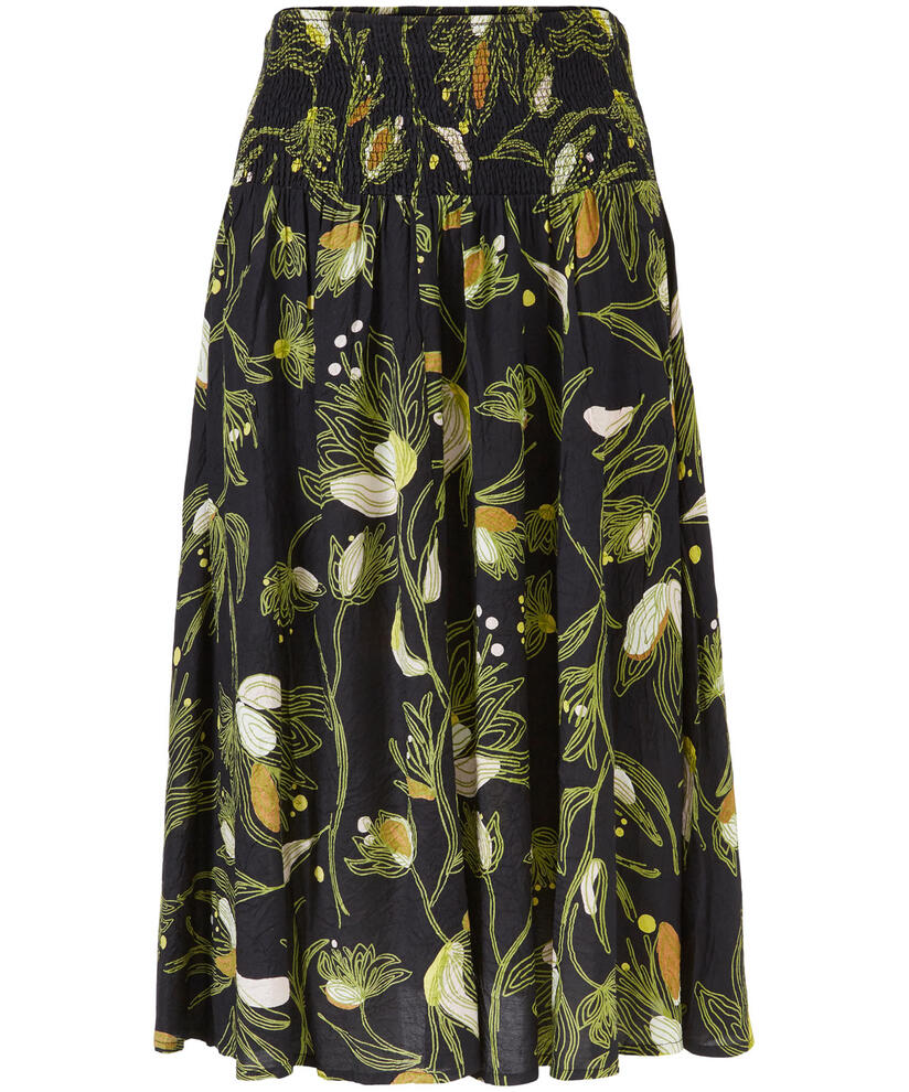 SONDRA SKIRT, Green Sheen