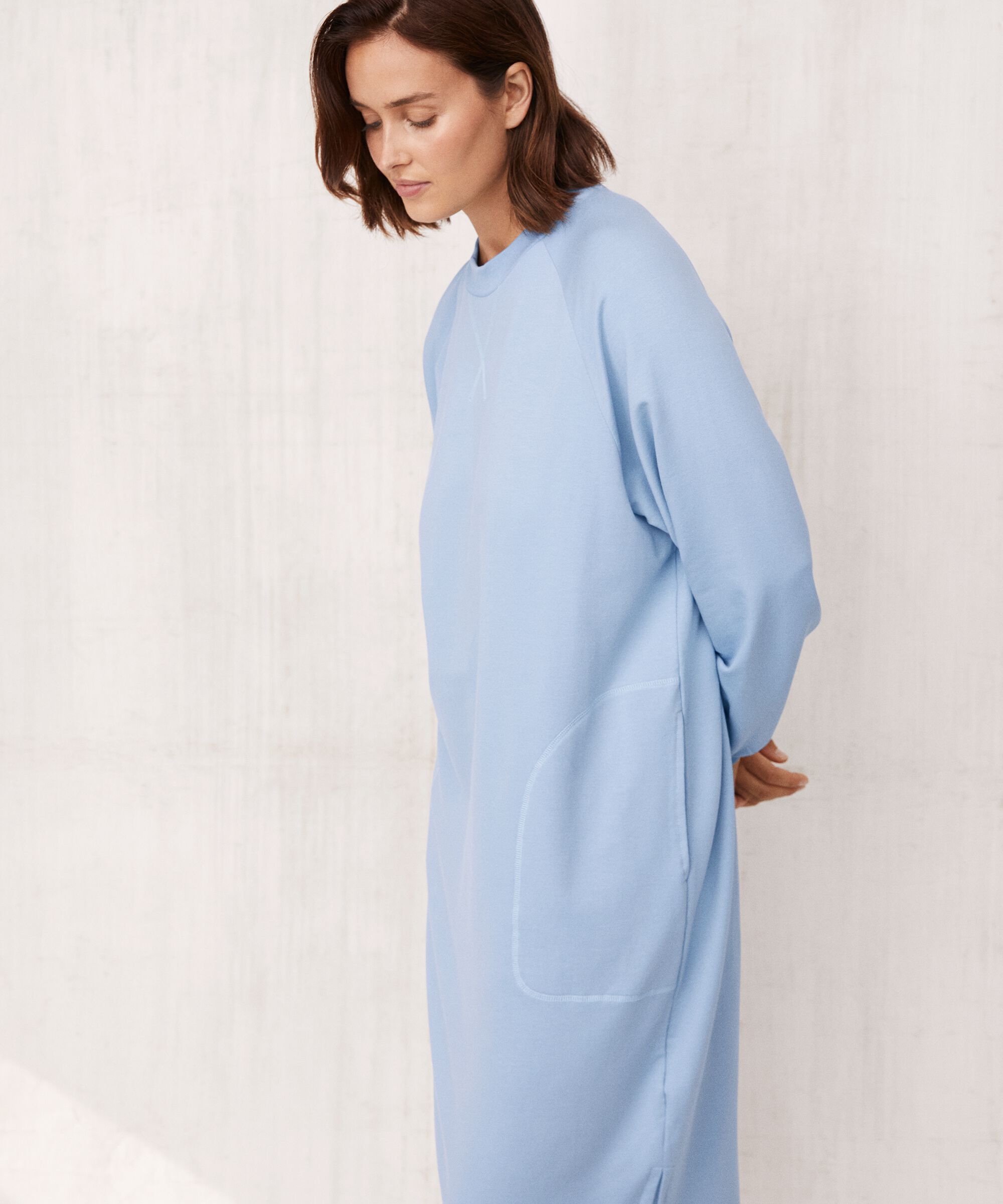Ninen JERSEY Dress, Blue Fog