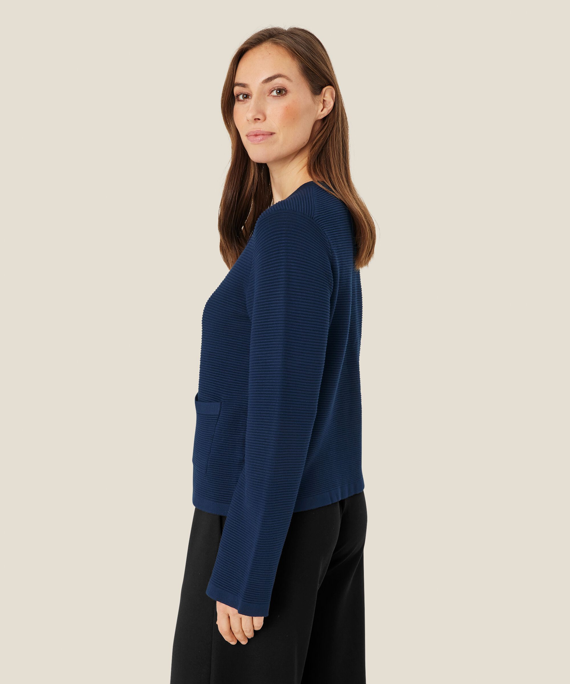 Luschia Cardigan, Maritime Blue