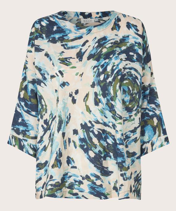 Becca Blouse, Cendre Blue