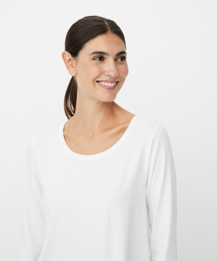 Cecille JERSEY Top, White